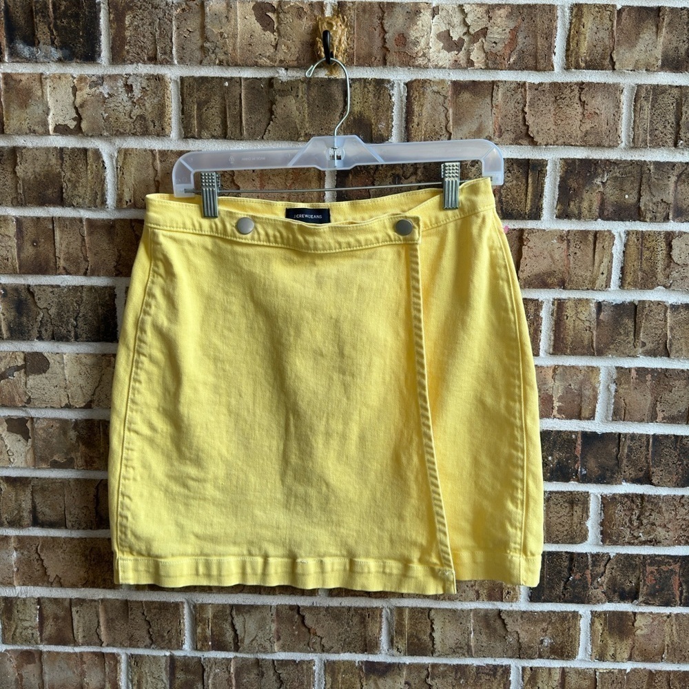 J. Crew Sunny Yellow Mini Skirt